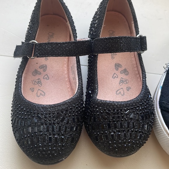 2 pairs of Black Kids Shoes - Picture 2 of 6